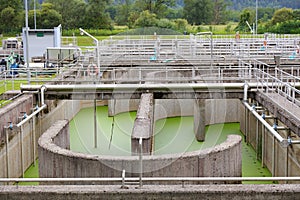 Sewage treatment plant in Europe