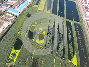 The sewage treatment plant in Slavyansk-on Kuban. Water for sewa