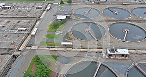 Sewage treatment plant in water purification circle, of filtration water