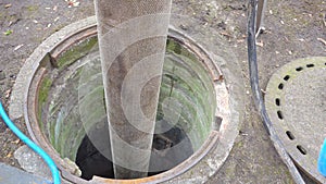 Sewage treatment, sewage system cleaning