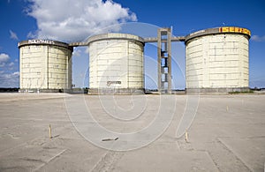 Sewage treatment silos