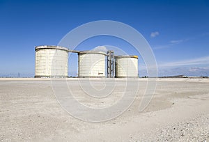 Sewage treatment silos