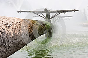 Sewage treatment system pipes