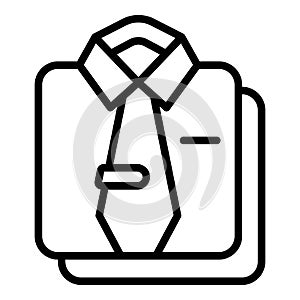 Sewed suit icon, outline style