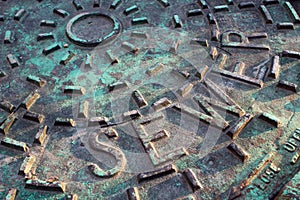 Sewer Cover Closeup