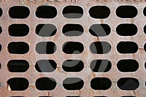 Sewer grate background