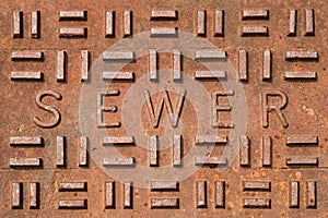 Sewer Grate Close-up