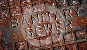 Sewer Iron Cover Place Man Hole