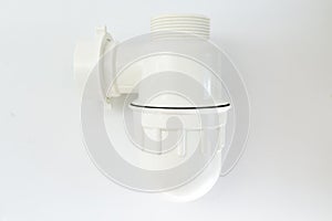 Sewer pipe adapter on a white background