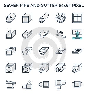Sewer pipe icon