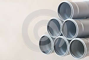 Sewer pipes background