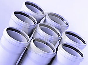 Sewer pipes background