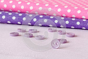 Sewing buttons background