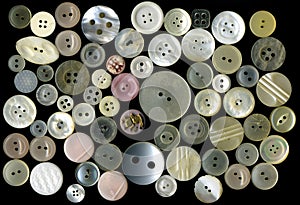 SEWING BUTTONS isolated
