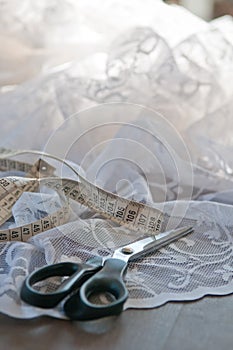 Sewing curtains