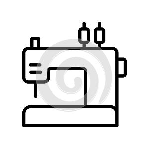 Sewing fill inside vector icon which can easily modify or edit