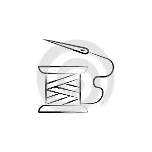 Sewing, handcraft icon. Element of art and craft icon. Thin line icon for website design and development, app development. Premium