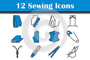 Sewing Icon Set