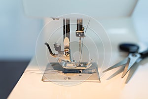 Sewing machine close