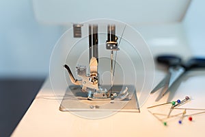 Sewing machine close