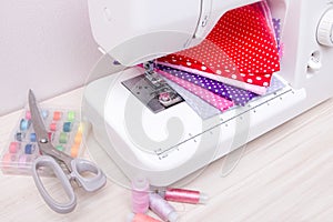 sewing machine and various accessorie