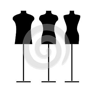 Sewing mannequin. Vector illustration