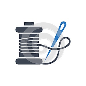 Sewing Needle Thread Icon