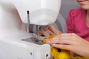 The sewing process