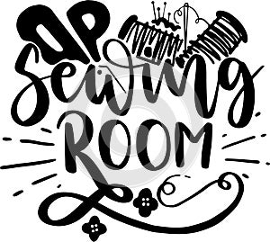 Sewing Room Lettering Quotes