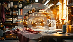 Sewing Studio Sunset Glow