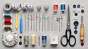 Sewing Supplies and Tools for Crafting and Textile Projects