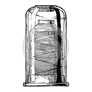 Sewing thread bobbin