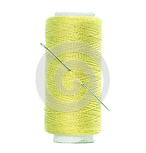Sewing thread with needle