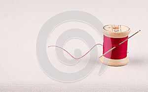 Sewing thread and needle