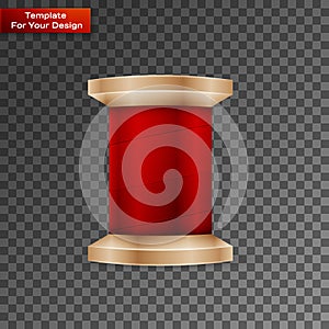 Sewing thread On transparent Background
