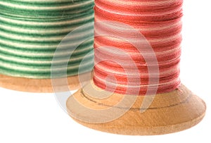 Sewing Thread on Wooden Spools