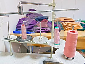 Sewing threads for machine