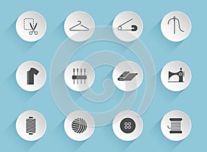 sewing vector icons