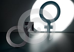 Sex change, gender reassignment, transgender and sexual identity photo