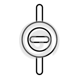 Sex gender identity icon outline vector. Trans support body