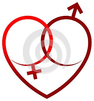 Sex heart photo