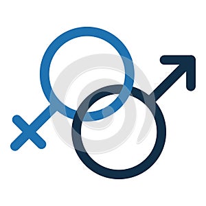 Sex, relationships and genders icon photo