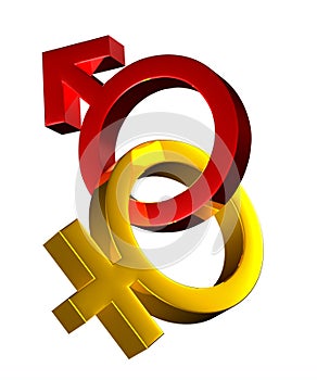 Sex symbol.With Clipping Path.