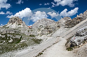 Sexten Dolomites in South Tyrol, Italy photo