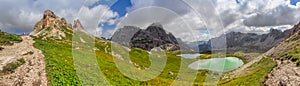 Sextner Stone in Dolomite Mountains