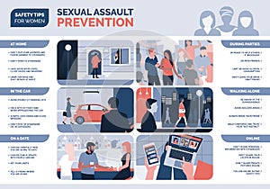 Sexual assault prevention for women and safety tips