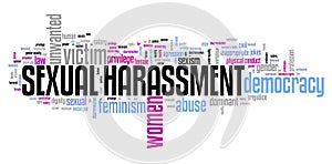Sexual harassment concept