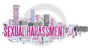 Sexual harassment words