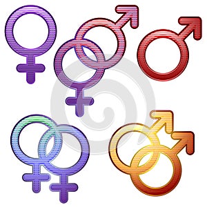 Sexuality symbols photo