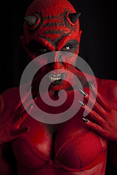 devil woman. photo